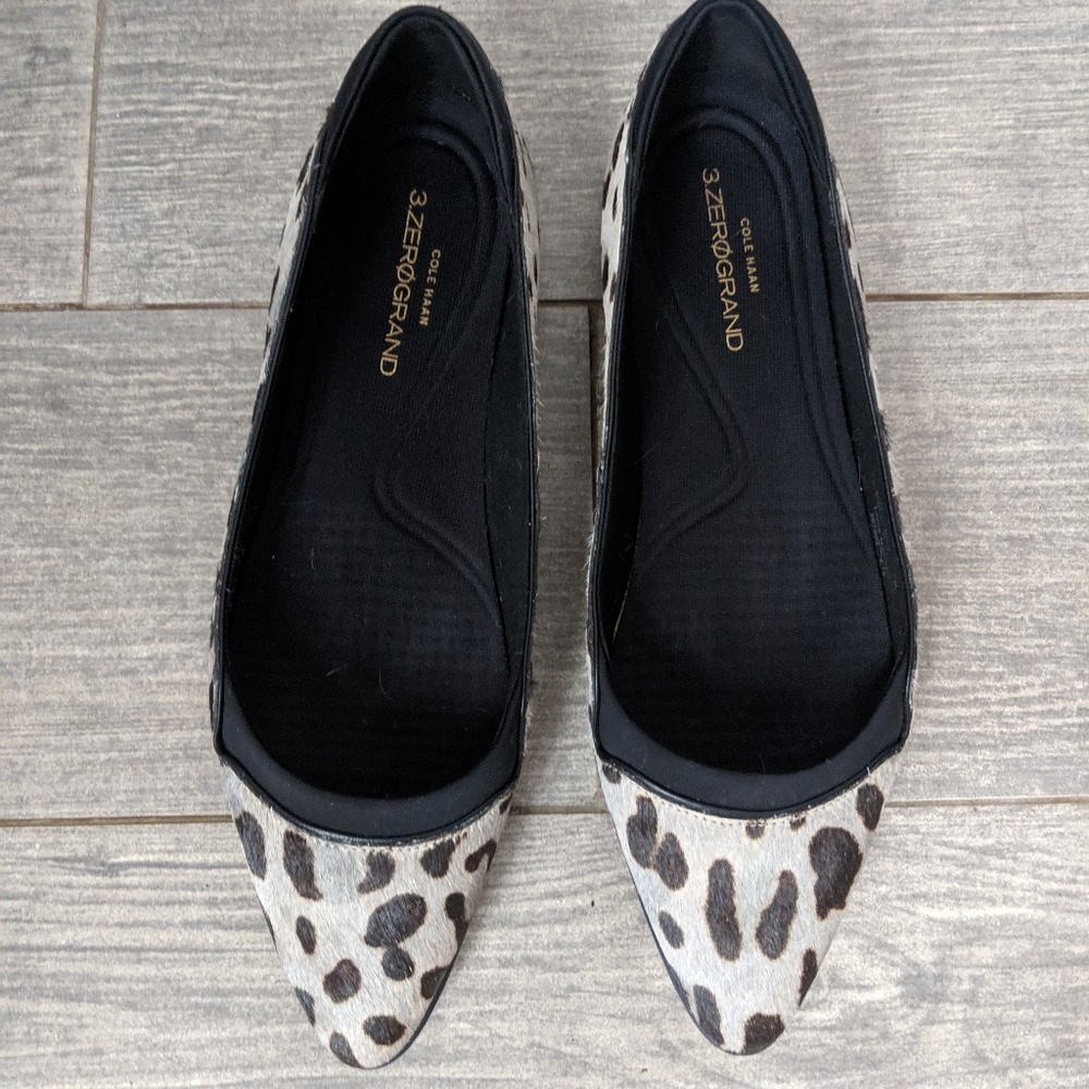 Cole Haan 3 Zero Grand Leopard Print Flat